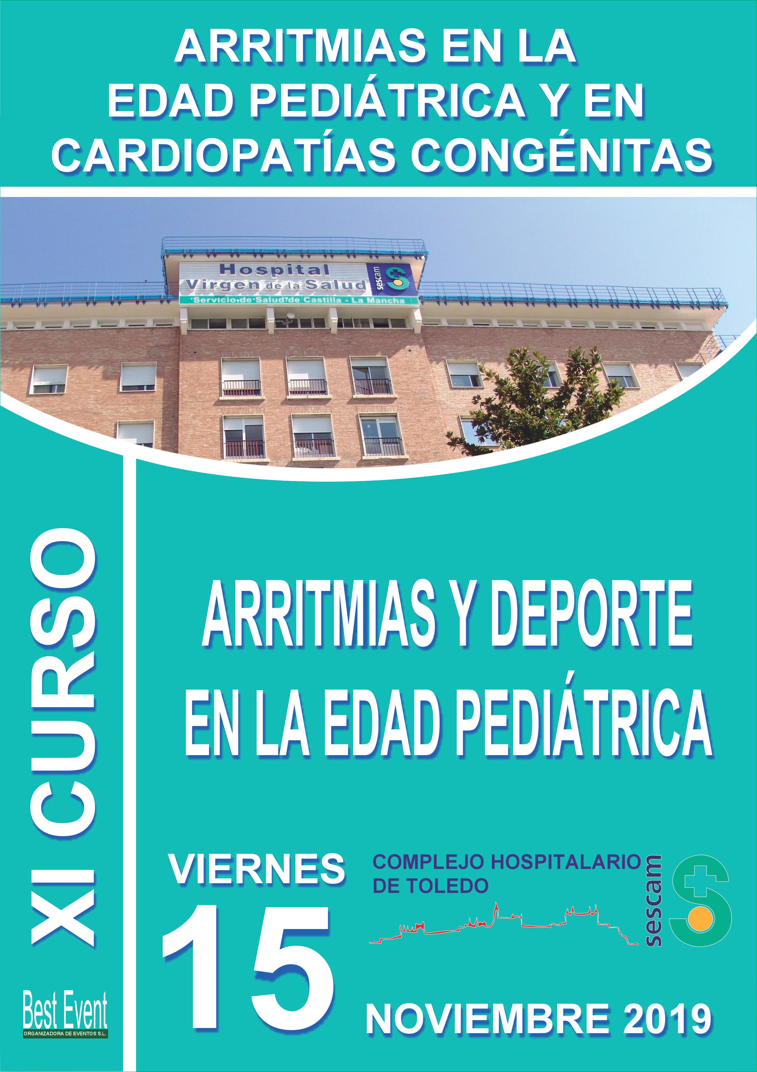 ortada del Programa del XI Curso de arritmias en la edad pediátrica y en cardiopatías congénitas