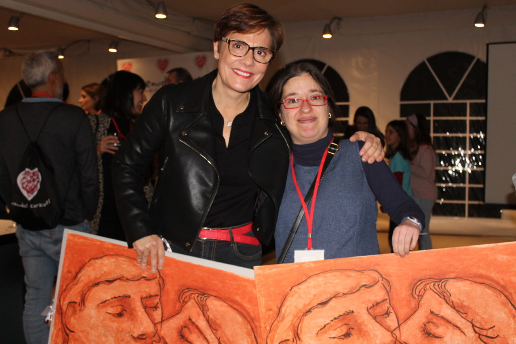 Beatriz y Pilar, voluntarias de Menudos Corazones galardonadas.