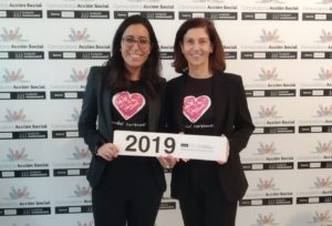 María Pando y Marta Medina, en el encuentro de entidades seleccionadas.