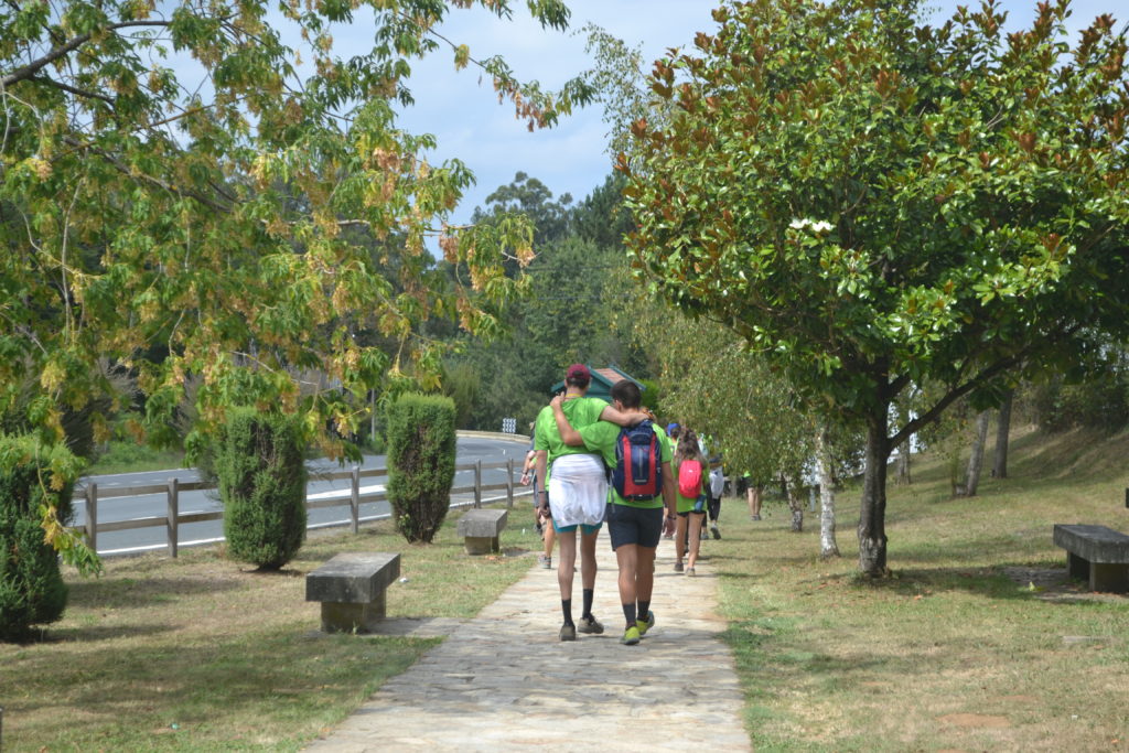 Caminando a Santiago. Foto de la edición 2019