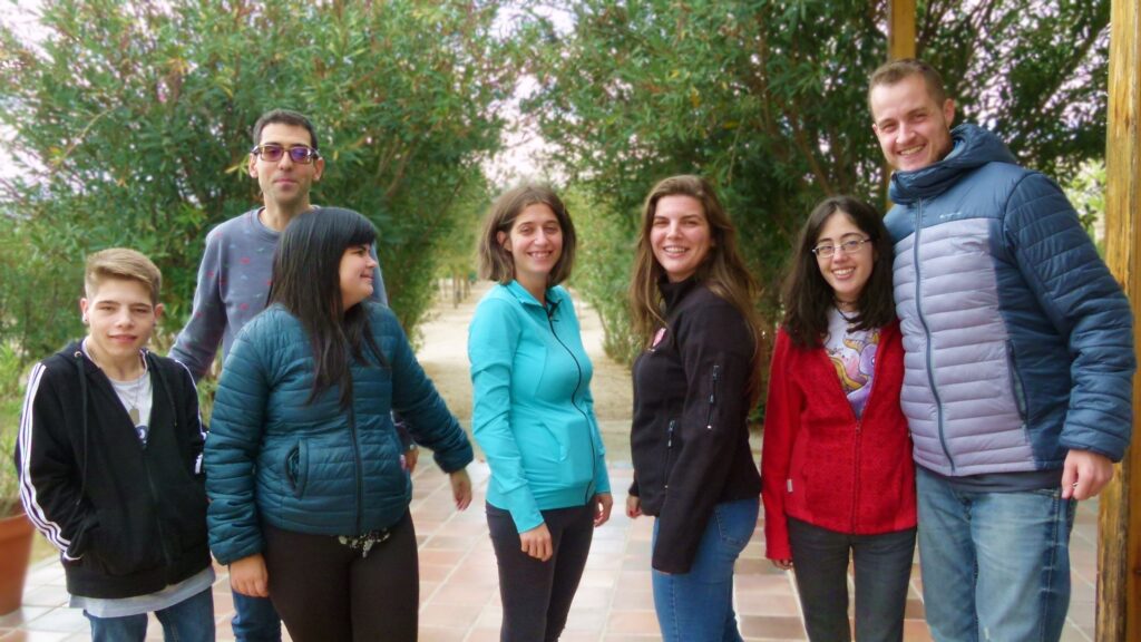 Fotografía de la convivencia para jóvenes de Menudos Corazones de octubre de 2019