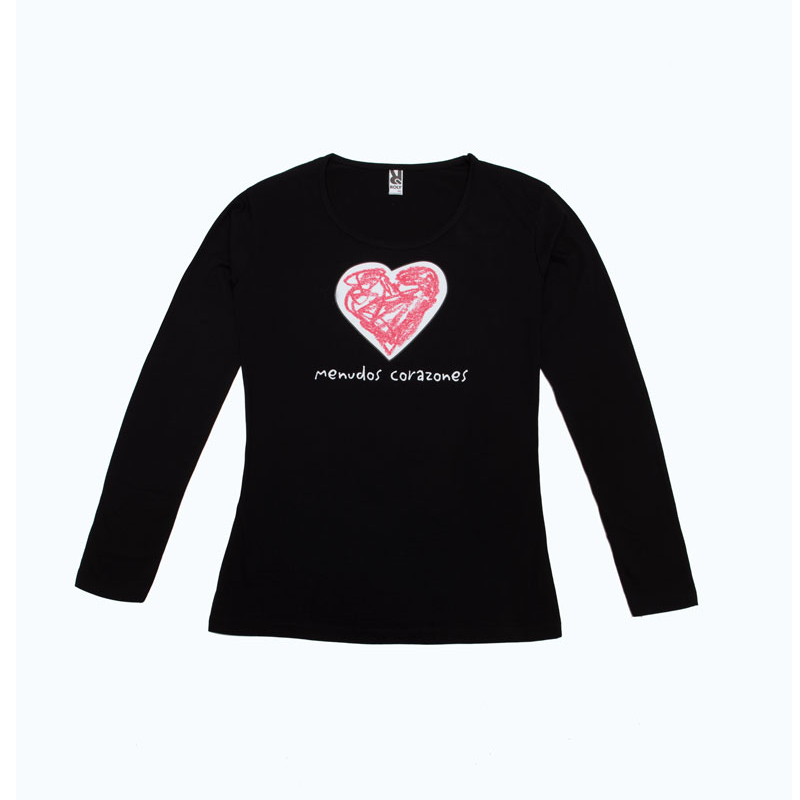 Camiseta Solidaria manga larga Mujer - Menudos Corazones