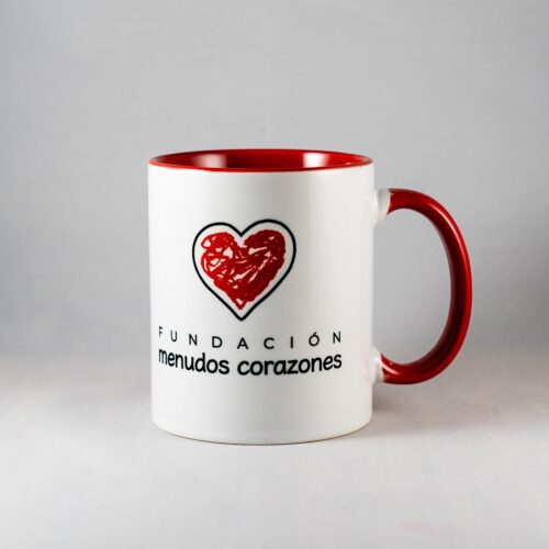 taza solidaria menudos corazones