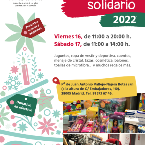 Mercadillo de Navidad Solidario Menudos Corazones
