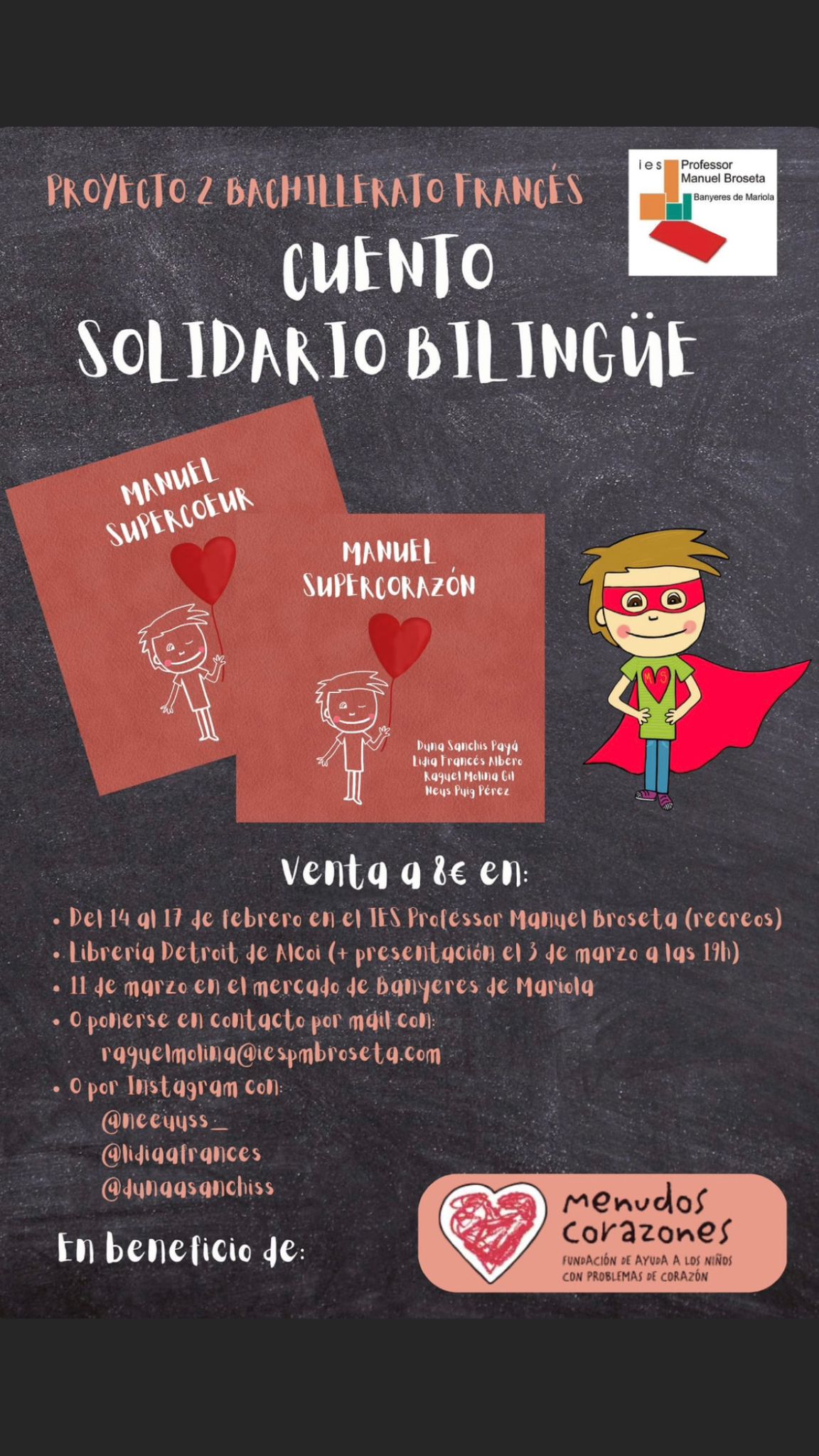 Libro solidario Manuel Supercorazón