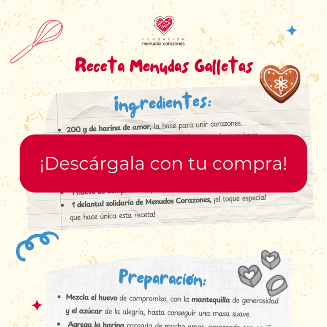 Delantal Solidario Menudos Corazones - Imagen 5