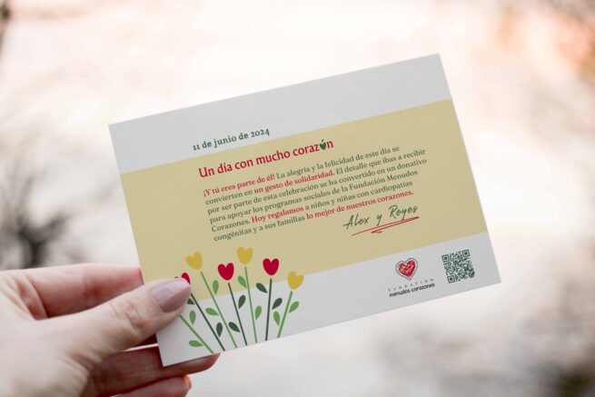 Tarjetas de boda solidarias - Imagen 13