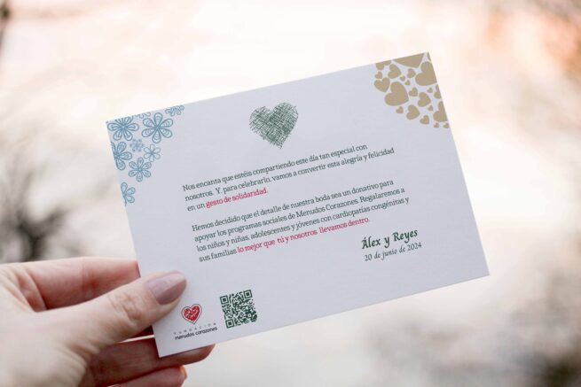 Tarjetas de boda solidarias - Imagen 14