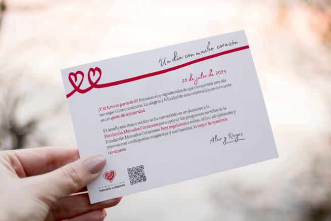 Tarjetas de boda solidarias - Imagen 15