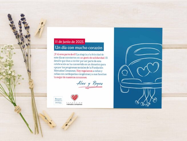 Tarjetas de boda solidarias - Imagen 4