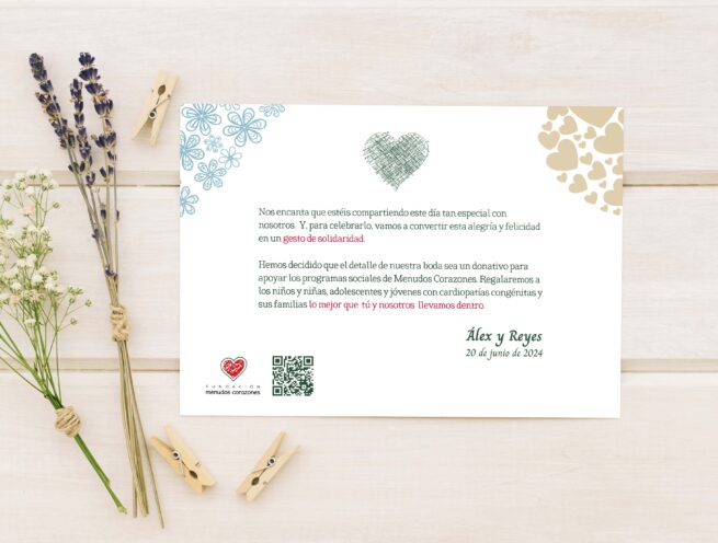 Tarjetas de boda solidarias - Imagen 6
